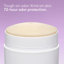 Native deodorant stick top with smooth cream balm under white cap.