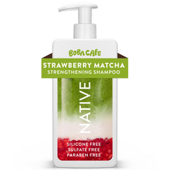 Native Limited Edition Strawberry Matcha Boba Shampoo and Conditioner Regimen