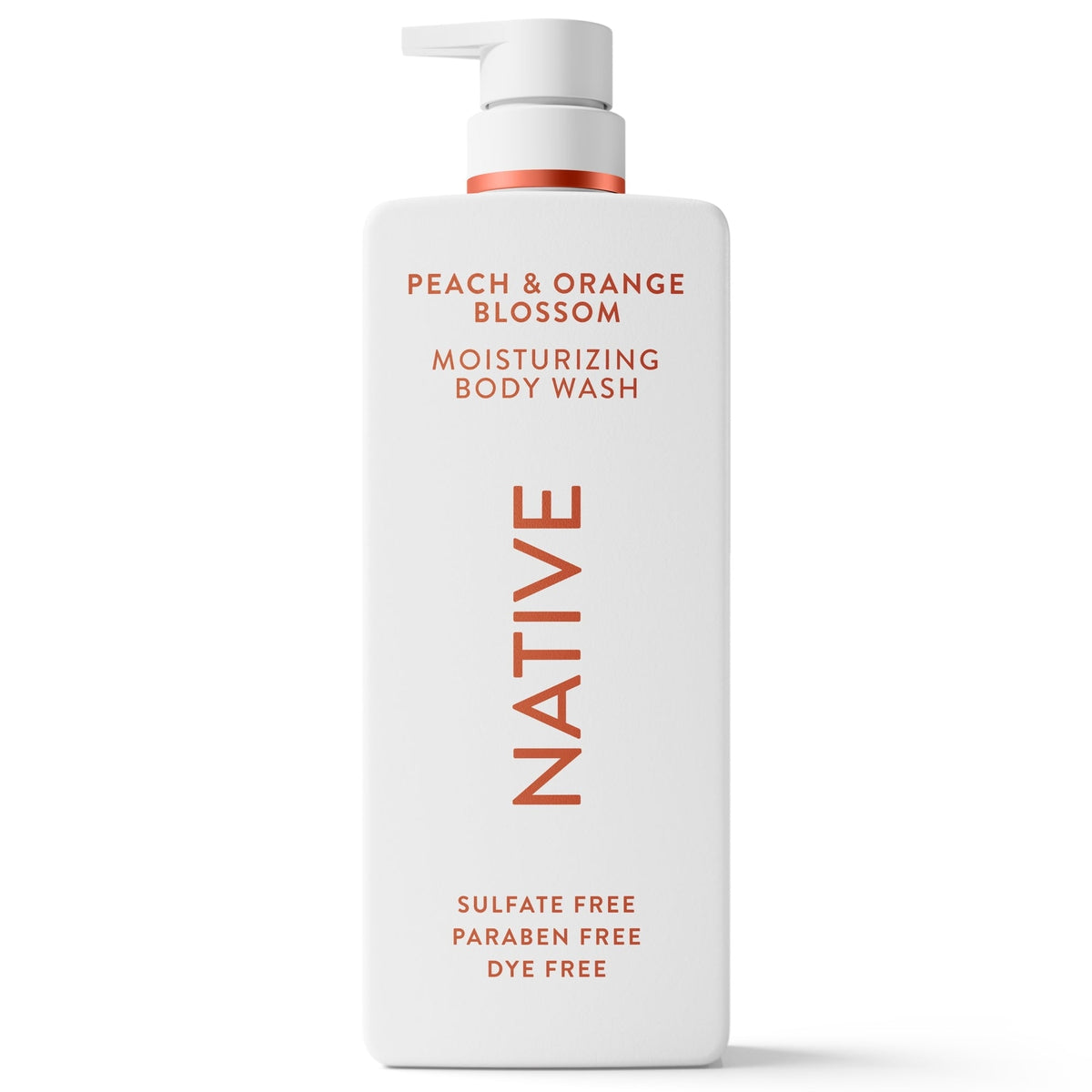 Native Moisturizing Body Wash Peach & Orange Blossom, 22 fl oz
