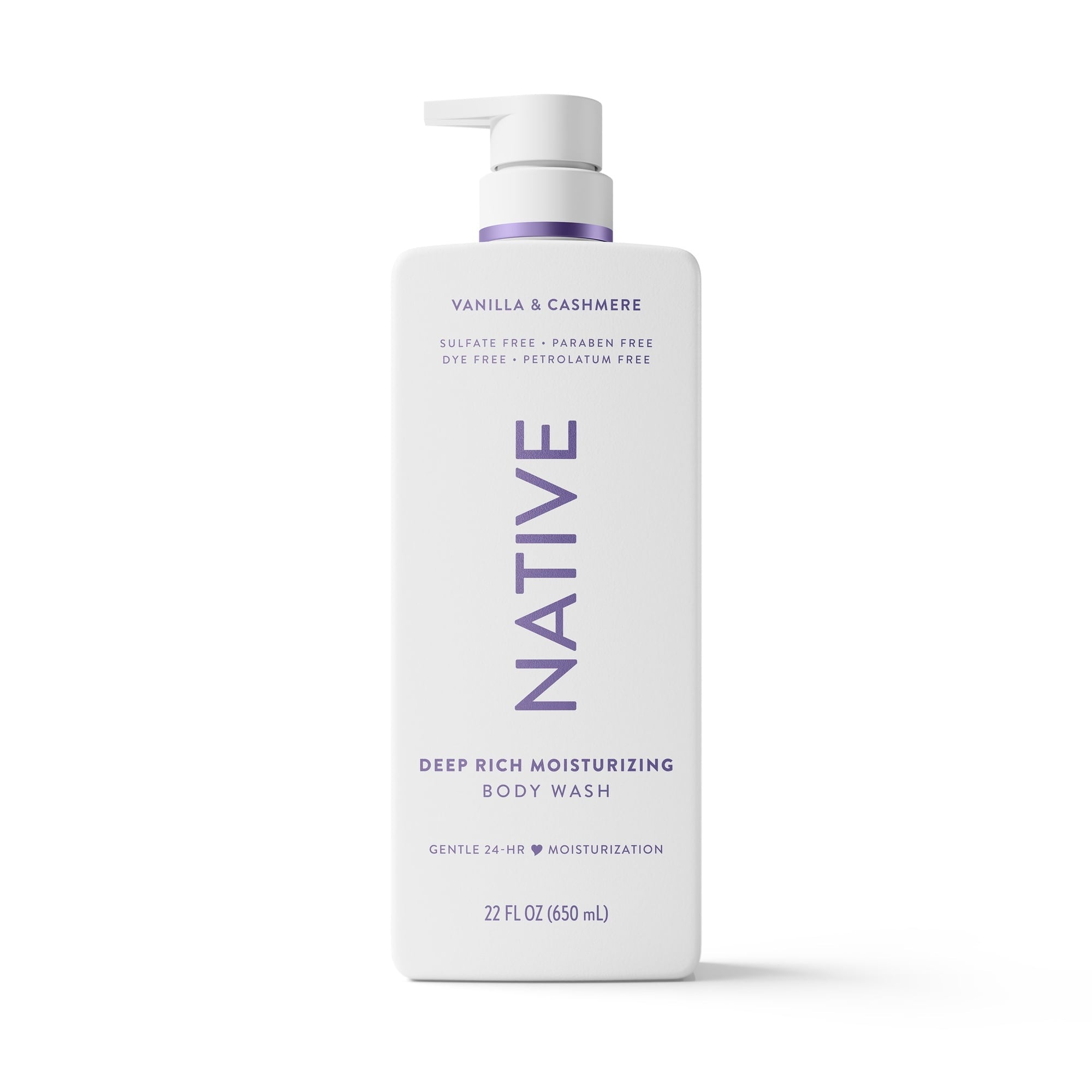 Native Moisturizing Body Wash Vanilla & Cashmere, 22 FL OZ