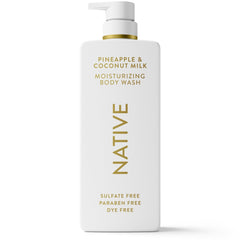 Native Moisturizing Body Wash, Pineapple & Coconut Milk, 22 fl oz