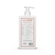 Brown Sugar Boba conditioner bottle back view with ingredient panel and white pump