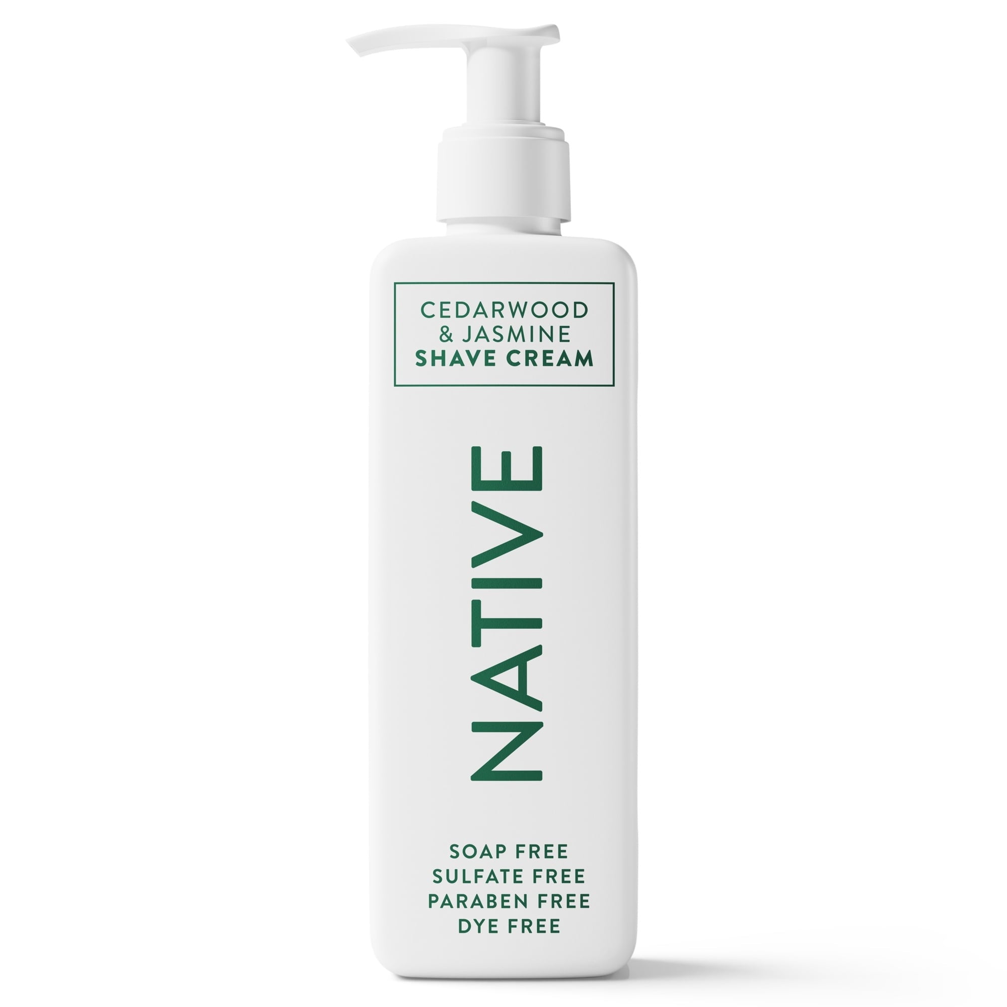 Native Shave Cream for Face & Body, Cedarwood & Jasmine 7.6 fl oz