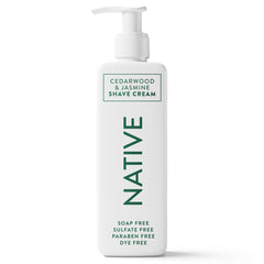 Native Shave Cream for Face & Body, Cedarwood & Jasmine 7.6 fl oz