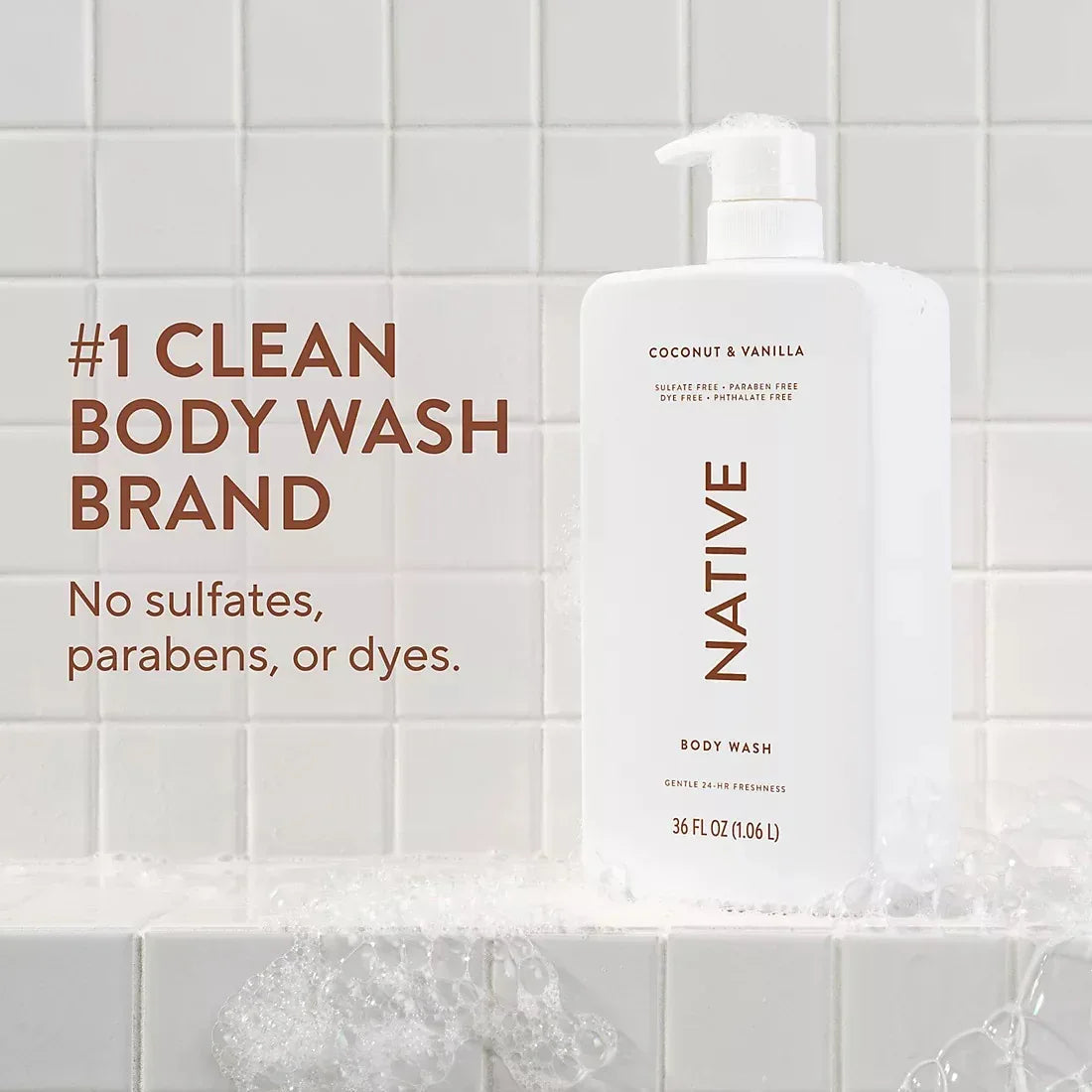 Native Vanilla Vibe Nourishing Body Wash, 2 pk./68 fl. oz.
