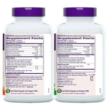 Natrol JuiceFestiv supplement facts panel on daily fruit and daily veggie bottles