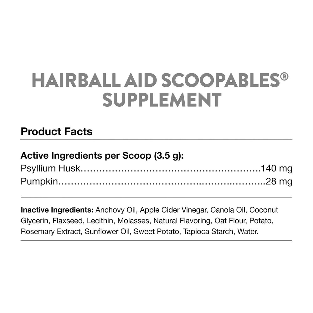 NaturVet Scoopables Hairball Aid Daily Support Supplement for Cats, Salmon Flavor, 5.5 oz ,2-pack - USA MEGA SHOP