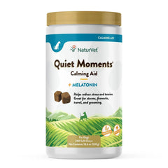 NaturVet, Quiet Moments Plus Melatonin, Soft Chews for Dogs, 240 ct.