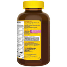 Nature Made Prenatal bottle back with Supplement Facts and caution info