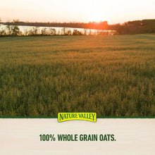 Nature Valley “100% whole grain oats” promotional panel with Nature Valley logo