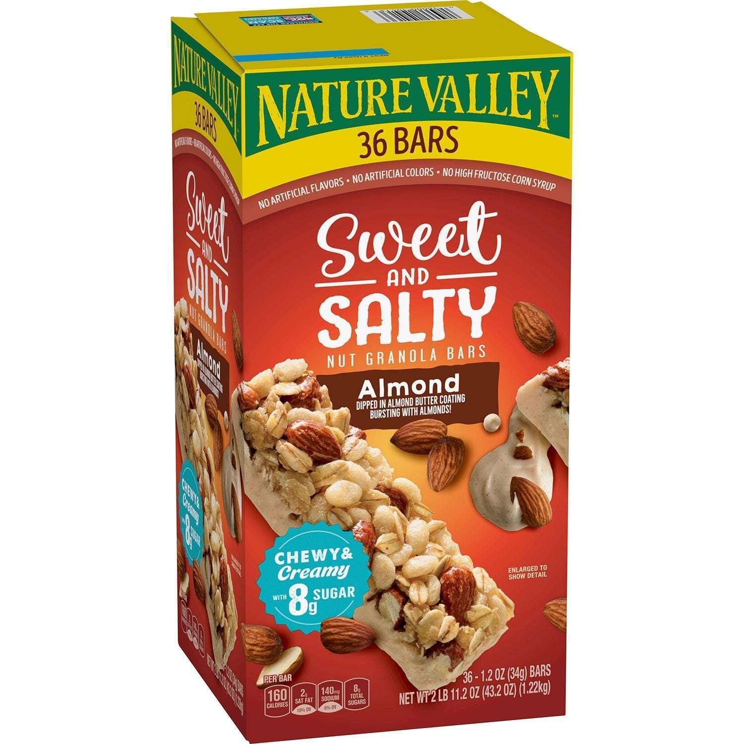 Nature Valley Sweet and Salty Nut Almond Granola Bars, 36 ct.