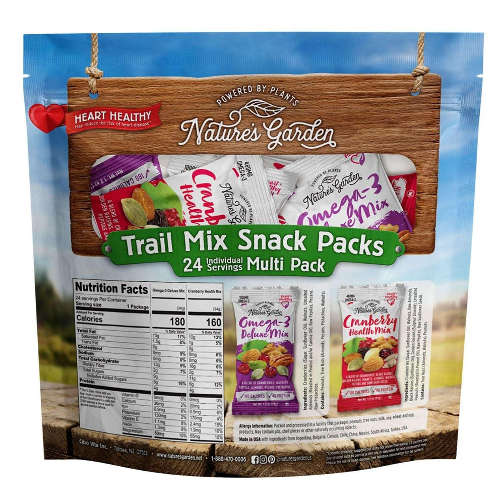 Nature's Garden Trail Mix Snack Packs, 1.2 oz., 24 pk. - USA MEGA SHOP