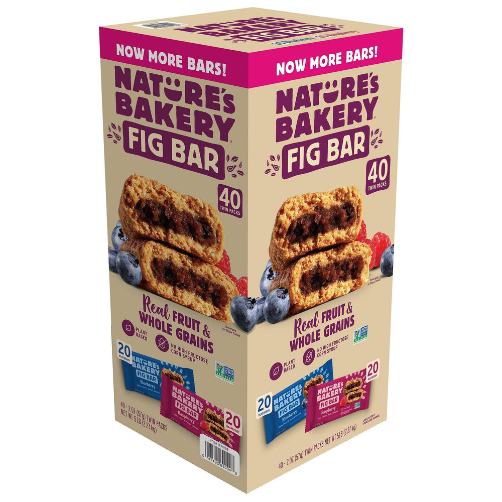 Nature's Bakery Fig Bar, Variety Pack, 2 oz, 40-count - USA MEGA SHOP