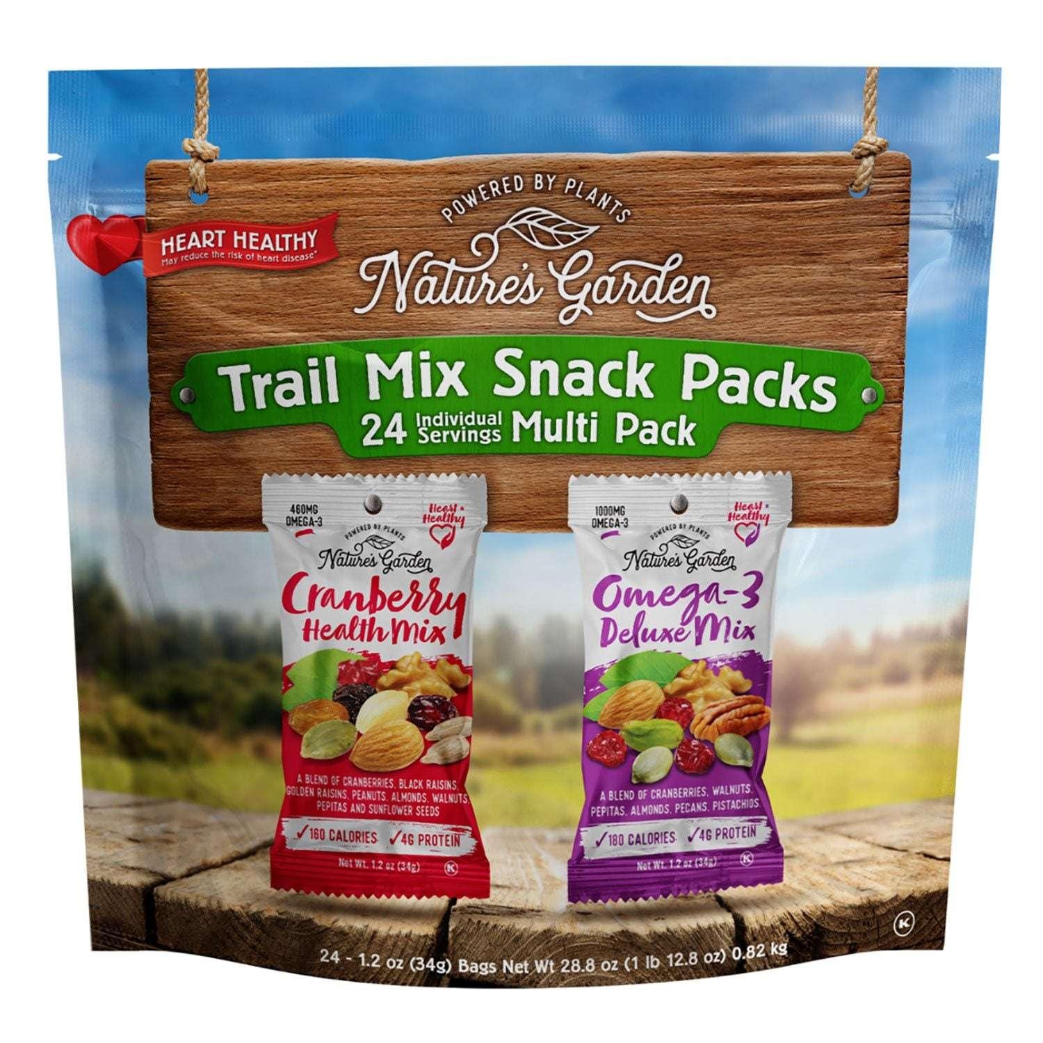 Nature's Garden Trail Mix Snack Packs, 1.2 oz., 24 pk. - USA MEGA SHOP