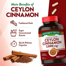 Ceylon cinnamon capsule supplement bottle with cinnamon sticks and ground spice