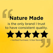 Nature Made verified customer review graphic with 5-star rating