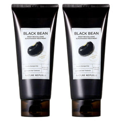 Nature Republic Black Bean Root Revitalizing Scalp & Hair Treatment, 6.76 fl oz, 2-pack - USA MEGA SHOP