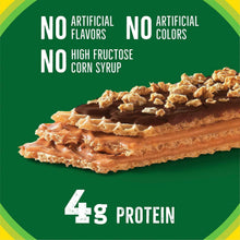 Wafer snack with no artificial flavors or colors and 4g protein text
