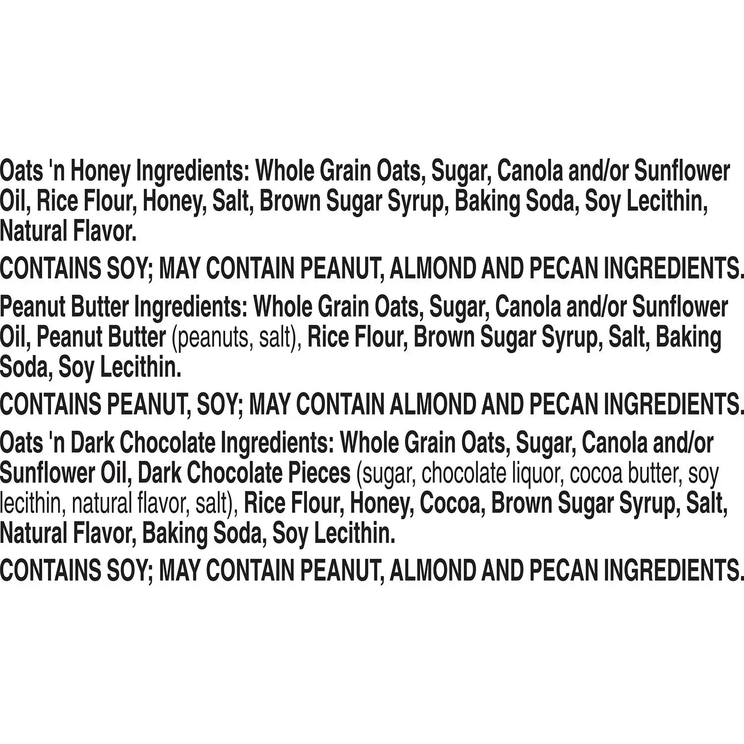 Nature Valley Crunchy Granola Bars Variety Pack, 49 ct.