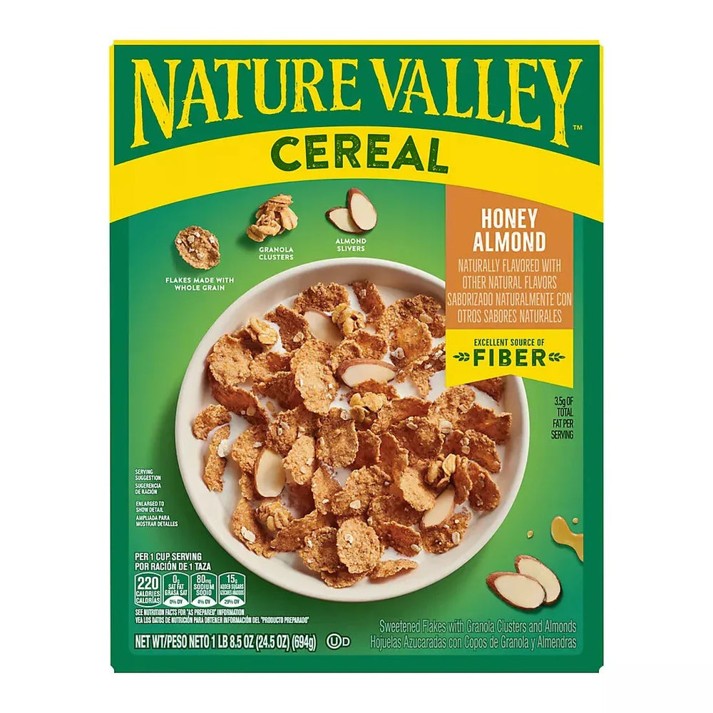 Nature Valley Honey Almond Cereal, 24.5 oz. - USA MEGA SHOP