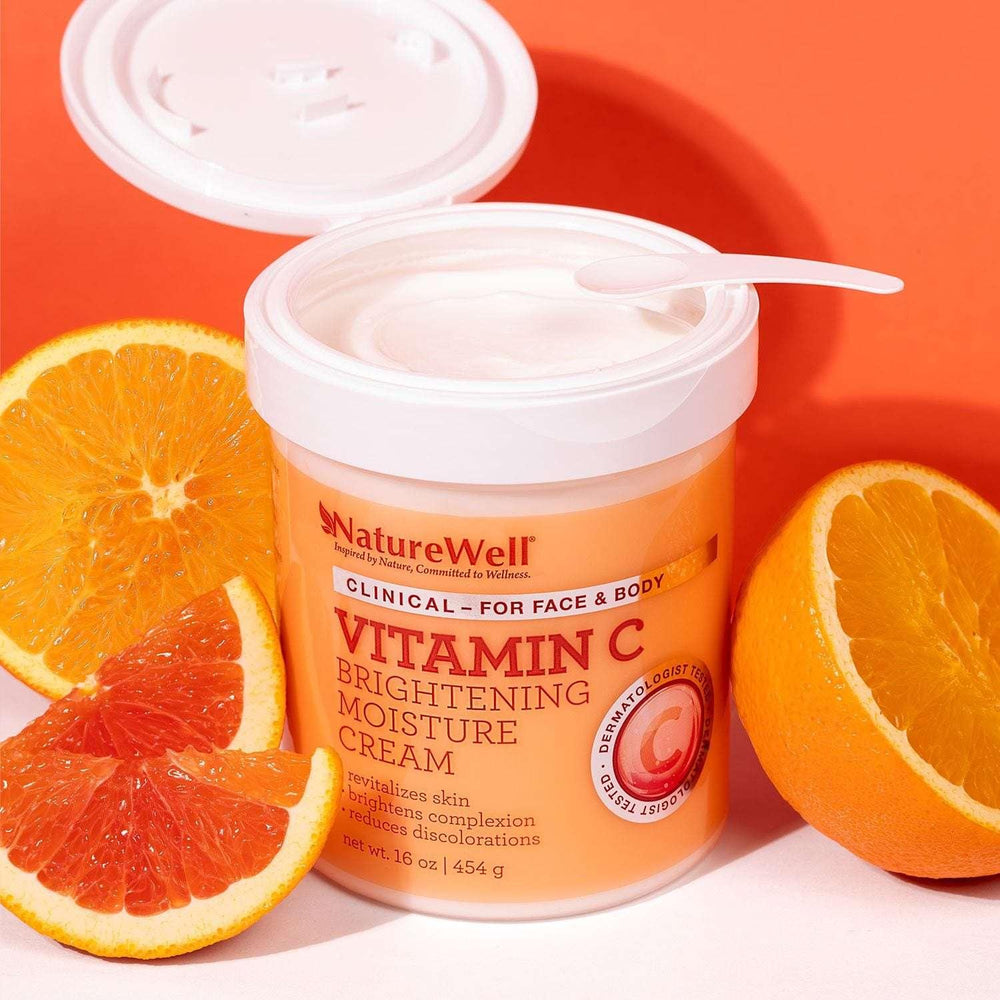 NatureWell Vitamin C Brightening Moisture Cream, 16 oz. - USA MEGA SHOP