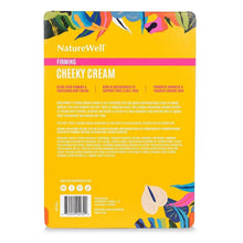 NatureWell Firming Cheeky Cream box back with barcode and product details