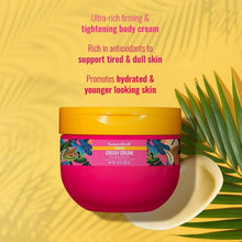 NatureWell Cheeky Cream jar with yellow lid and magenta cream, promotional label visible