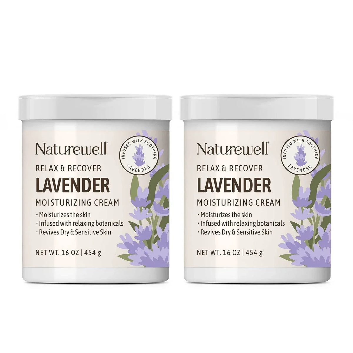 NatureWell Lavender Moisturizing Cream, 16 oz., 2 pk. - USA MEGA SHOP