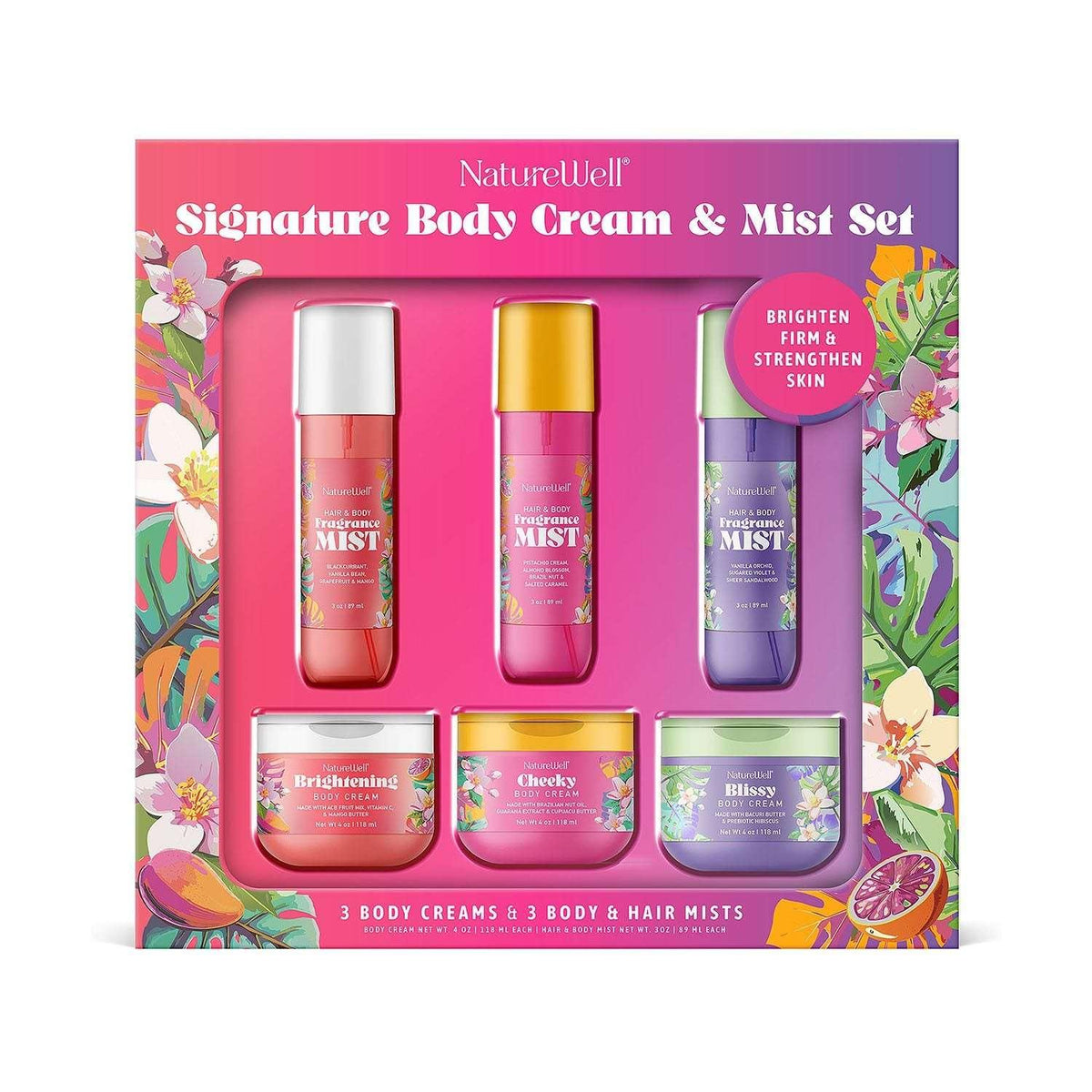 NatureWell Signature Body Cream and Mist, 6 pc. - USA MEGA SHOP