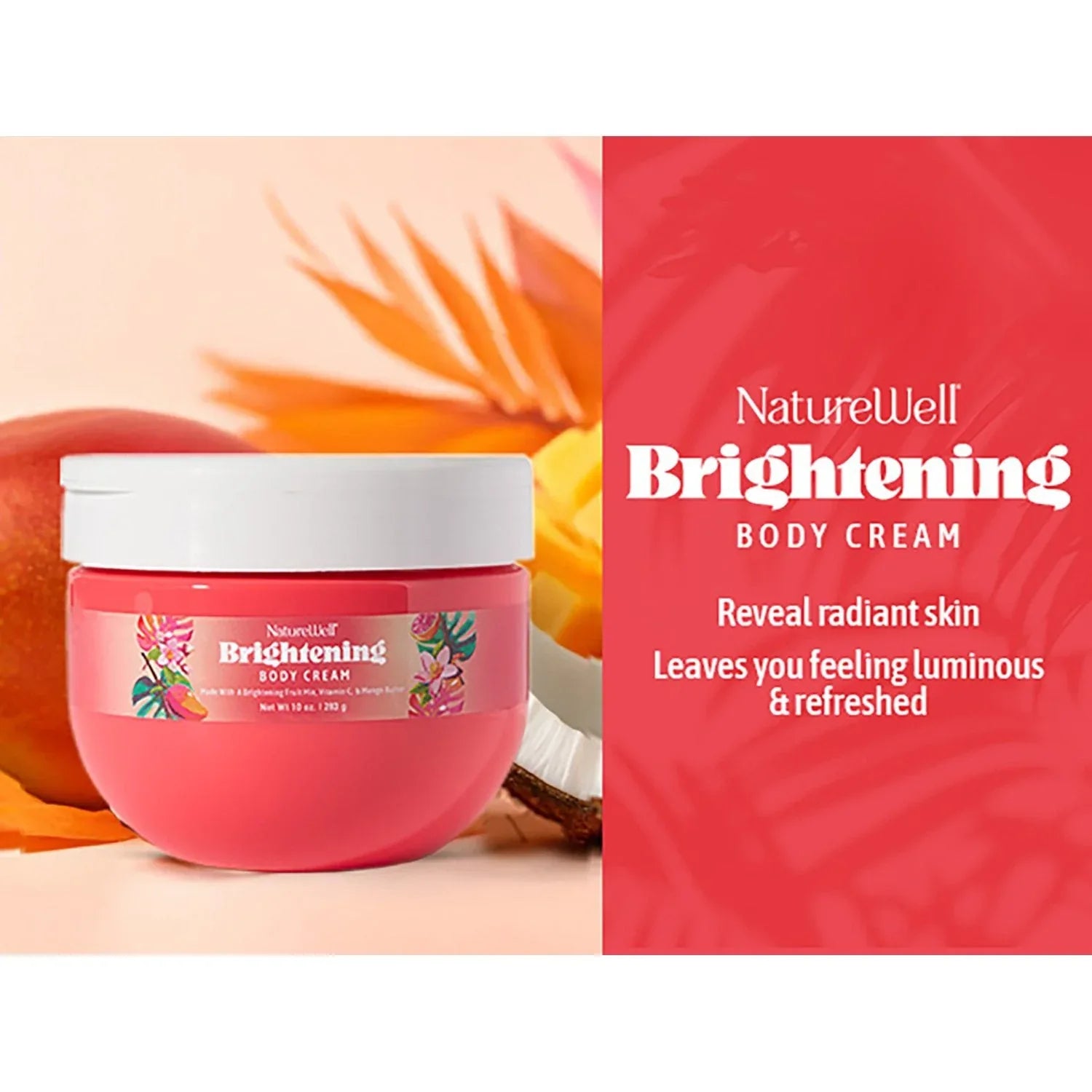 NatureWell Brightening Body Cream, 10 oz., 2 pk. - USA MEGA SHOP