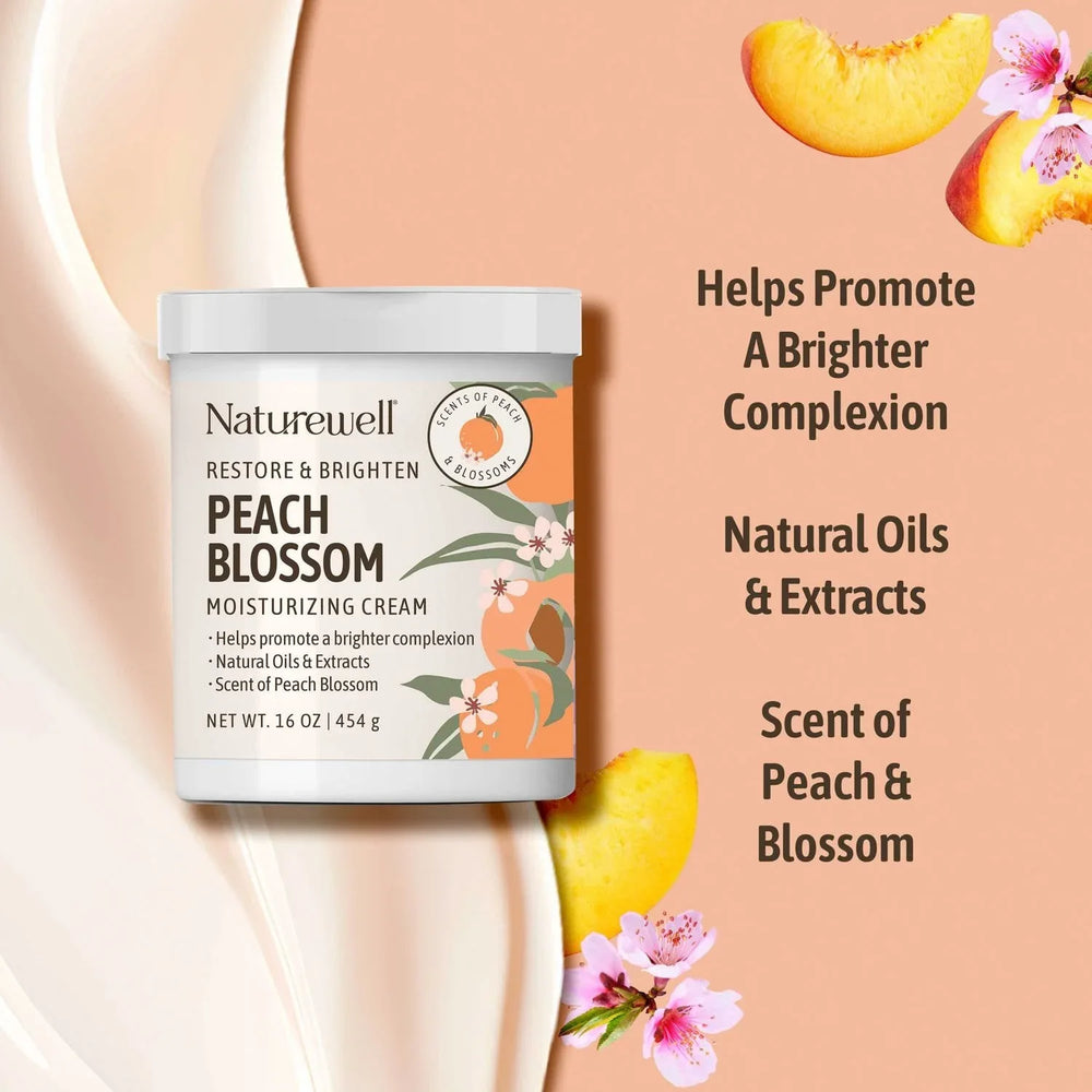 NatureWell Peach Blossom Moisturizing Cream, 16 oz., 2 pk. - USA MEGA SHOP
