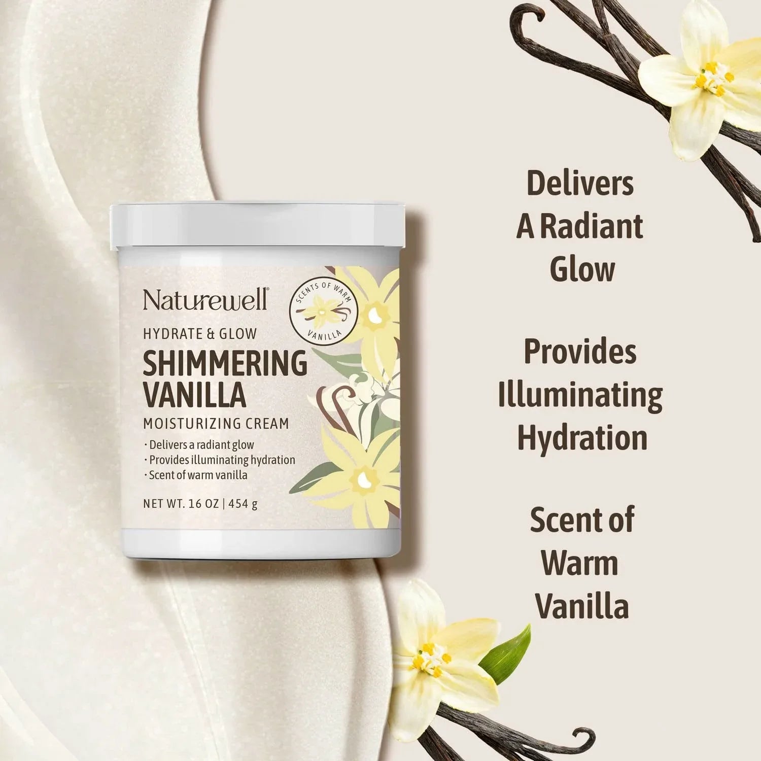 NatureWell Shimmering Moisturizing Cream, 16 oz., 2 pk. - USA MEGA SHOP