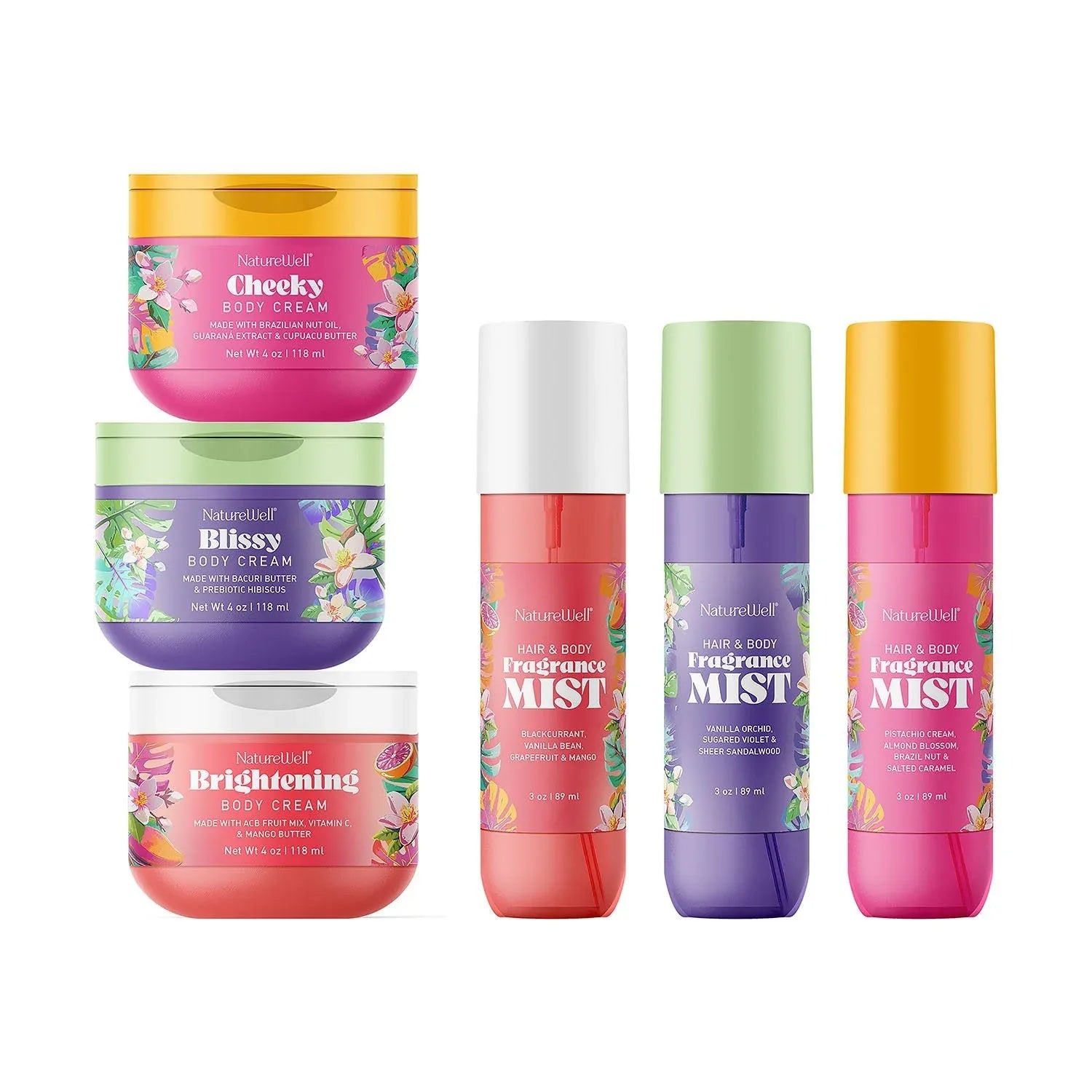 NatureWell Signature Body Cream and Mist, 6 pc. - USA MEGA SHOP