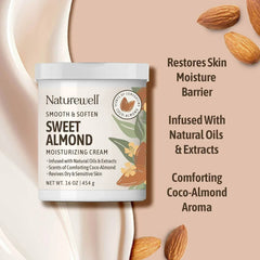 NatureWell Sweet Almond Moisturizing Cream, 16 oz., 2 pk.