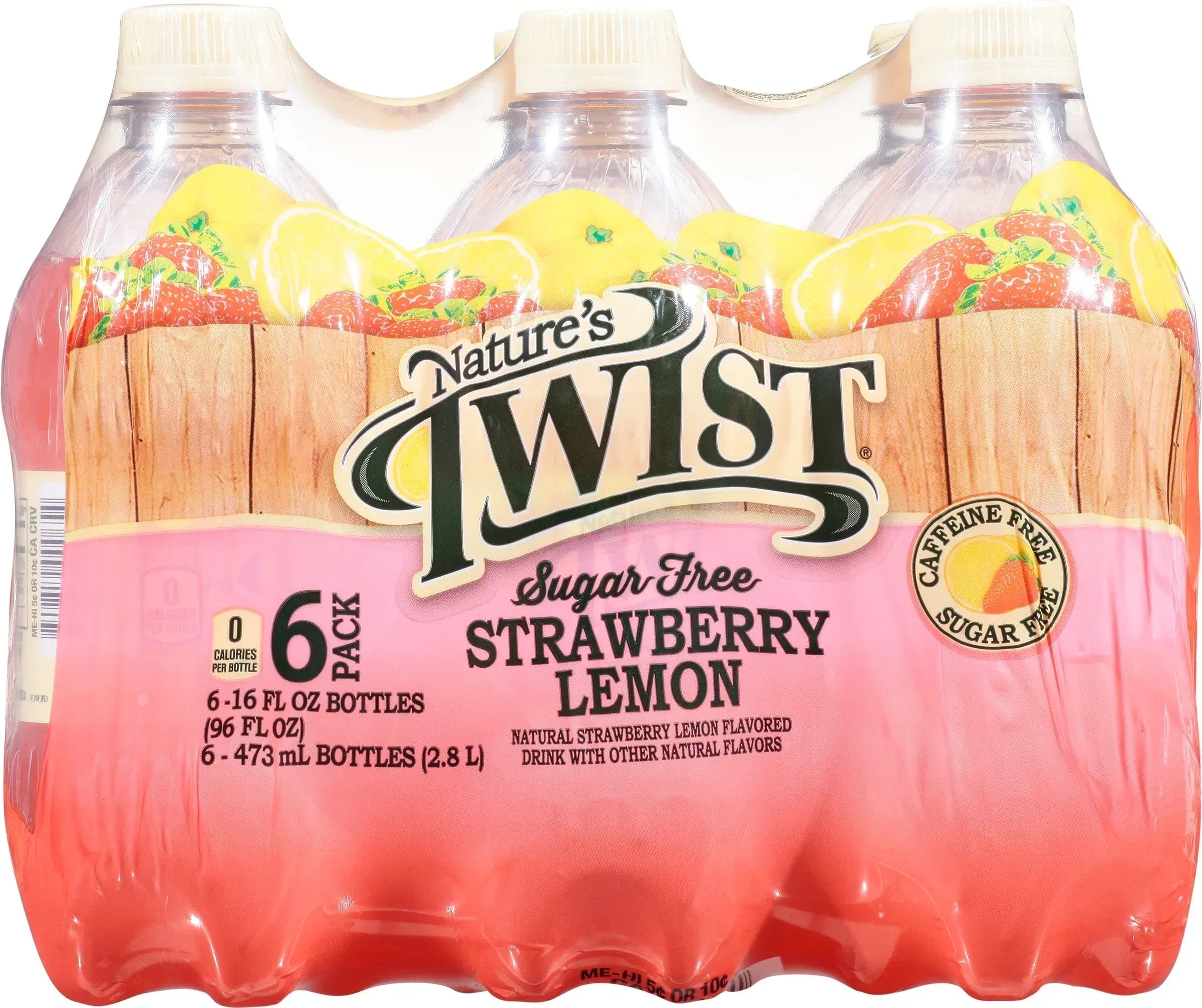 Nature'S Twist Sugar-Free Strawberry Lemon (16.9 Fl. Oz., 24 Pk.)