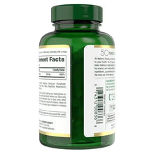 Zinc supplement bottle back with barcode and nutrition facts panel
