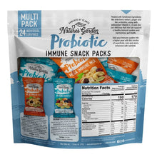 Probiotic immune snack packs multi-pack with nutrition facts and two bag varieties