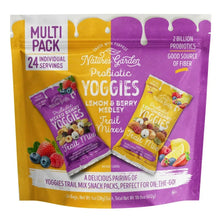Probiotic trail mix snack multipack pouch with lemon and berry Yoggies