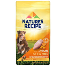 Nature's Recipe grain-free chicken, sweet potato and pumpkin dog food bag (front)