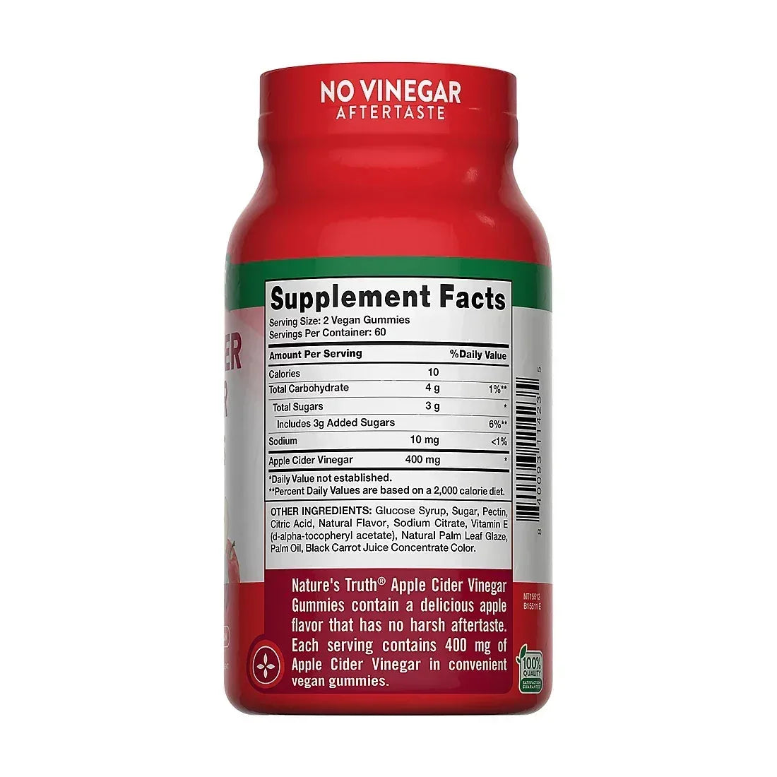 Nature’s Truth Apple Cider Vinegar Gummies, 120 Count