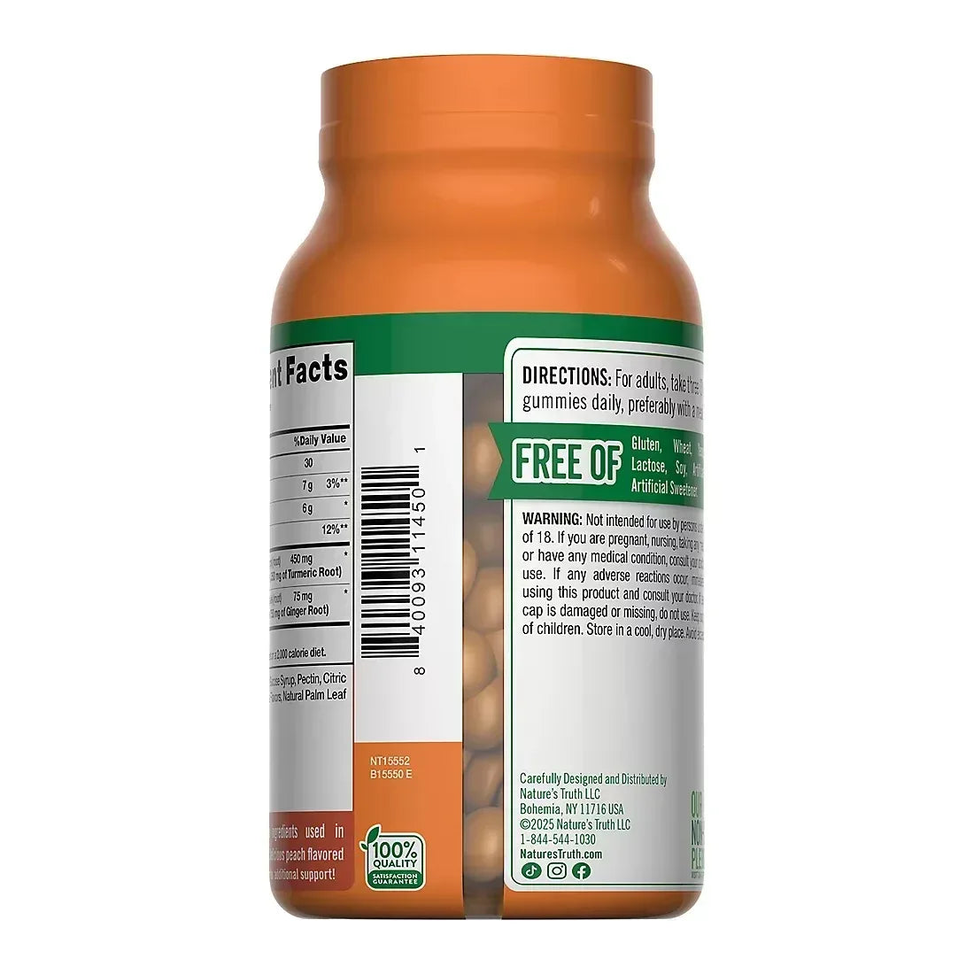 Nature’s Truth Turmeric Gummies Dietary Supplement, 120 Count
