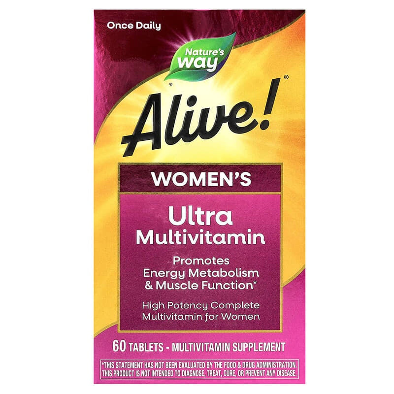 Nature's Way, Alive!, Women's Ultra Multivitamin, Tablets