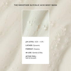 Naturium The Smoother Glycolic Acid Exfoliating Body Wash, Soft Smoothing Cleanser, 16.9 fl oz