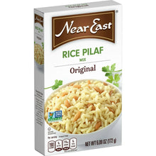 Near East rice pilaf mix box front, Original flavor, 6.09 oz