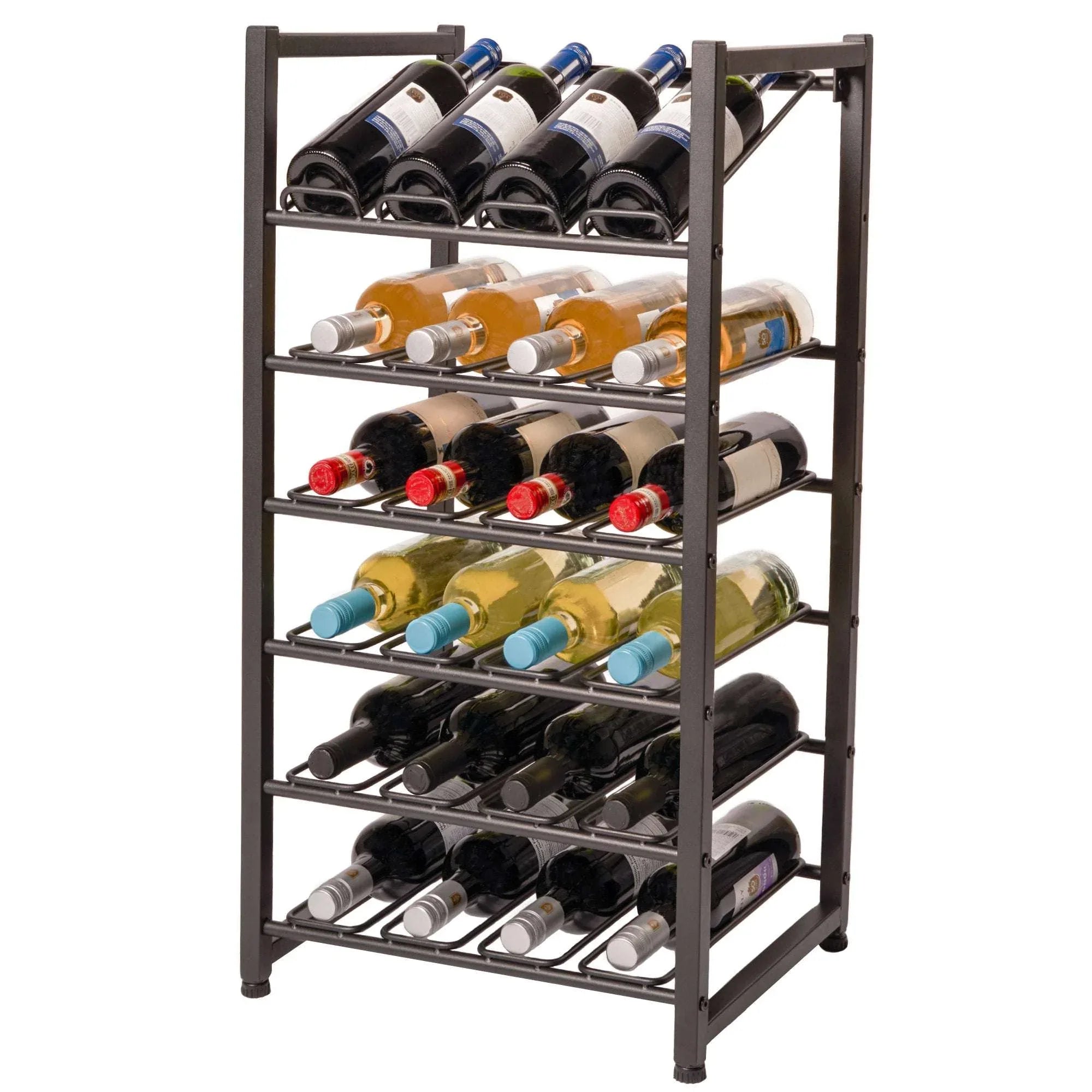 Neatfreak 24 Bottle Stacking Metal Wine Rack - USA MEGA SHOP