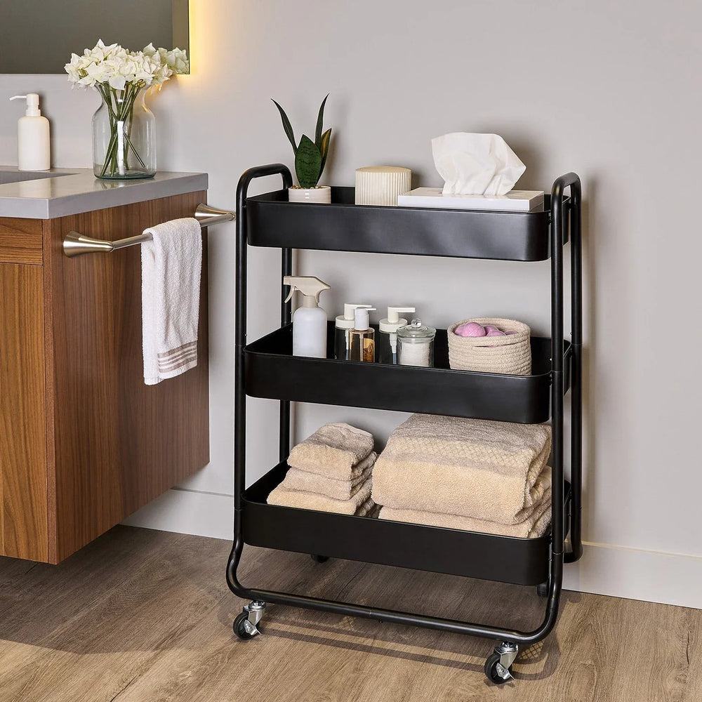 Neatfreak 3-Tier Extra-Wide Rolling Cart - USA MEGA SHOP