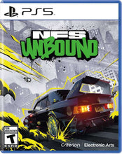 PlayStation 5 racing video game box cover with Need for Speed Unbound logo