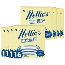 Dish detergent cubes box set, unscented Dish Cubed packs, 16 loads