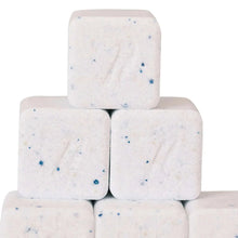 Unscented auto dishwasher detergent cubes, six small cube tablets