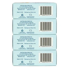 Stain remover stick multipack, back panels with barcode on light blue boxes